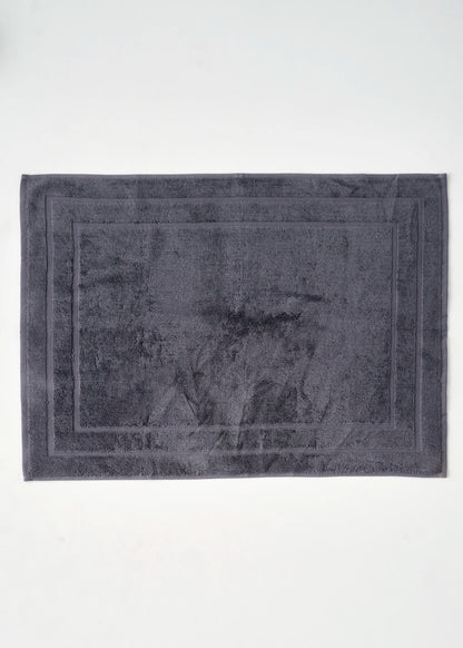 %100 Pamuk Premium Dorita Ayak Havlusu Koyu Gri (50x70 cm)