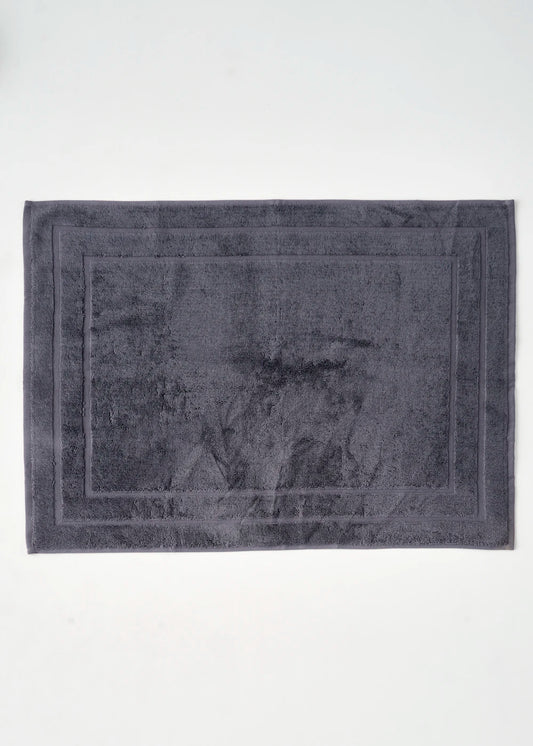 %100 Pamuk Premium Dorita Ayak Havlusu Koyu Gri (50x70 cm)