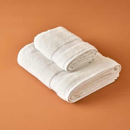 %100 Pamuk Premium Dorita Banyo Havlusu Açık Mavi (90x150 cm) - 90x150 cm - BEYAZ - 3