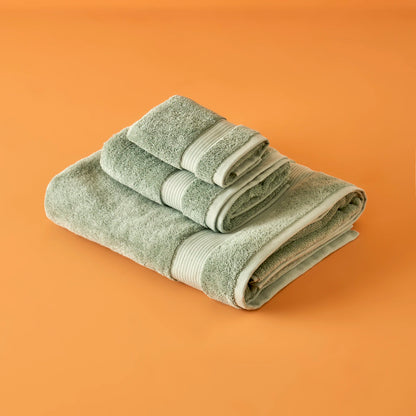 %100 Pamuk Premium Dorita Banyo Havlusu Açık Mavi (90x150 cm) - 90x150 cm - MİNT 3 - 3