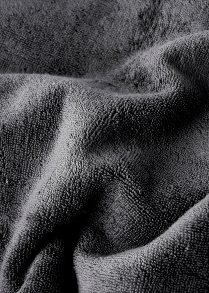 %100 Pamuk Premium Dorita Banyo Havlusu Koyu Gri (90x150 cm)