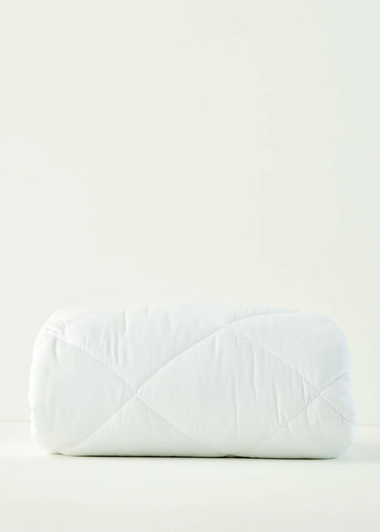 %100 Microfiber Çift Kişilik Yorgan Beyaz (195x215 cm)