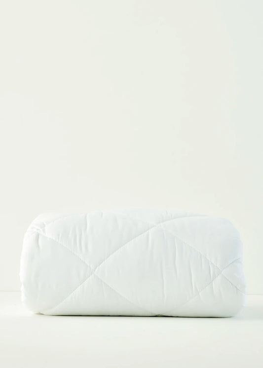 %100 Microfiber Çift Kişilik Yorgan Beyaz (195x215 cm)