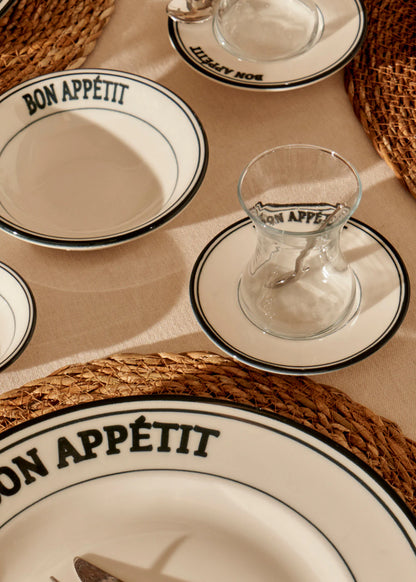 Bon Appetit Porselen 44 Parça Yemek Ve Kahvaltı Takımı Siyah