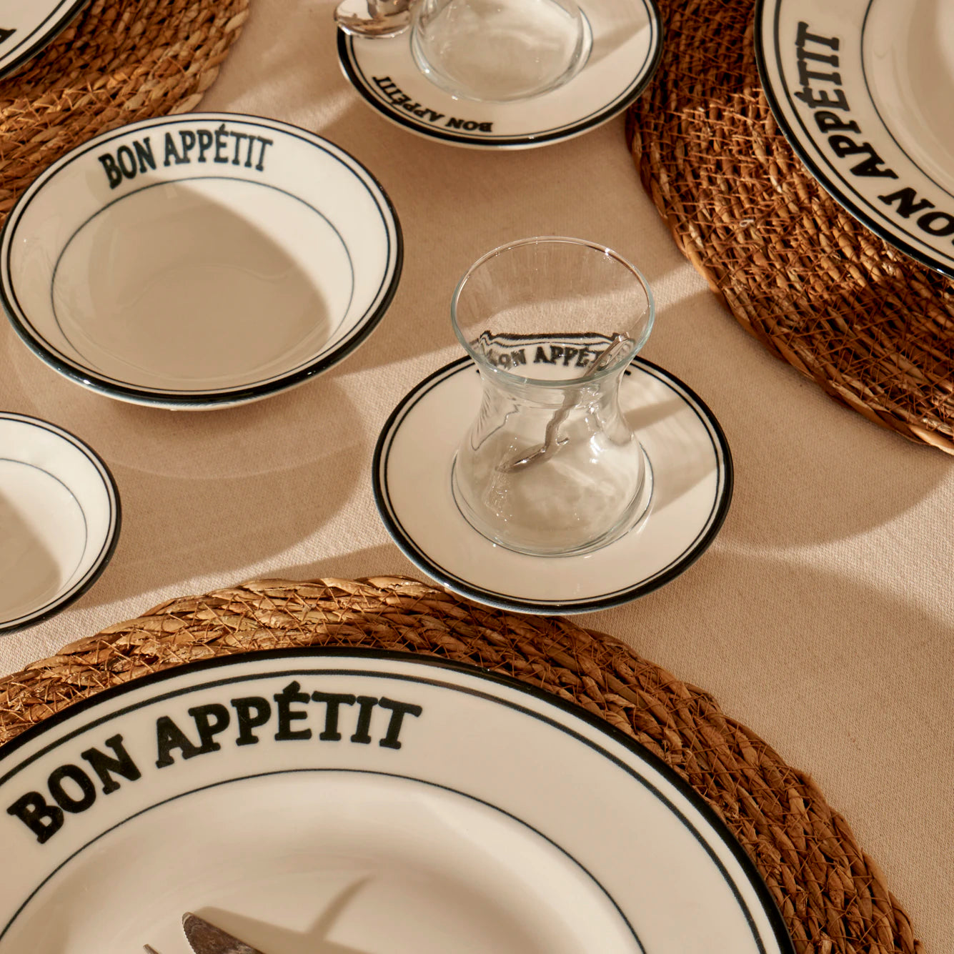 Bon Appetit Porselen 44 Parça Yemek Ve Kahvaltı Takımı Siyah - 4