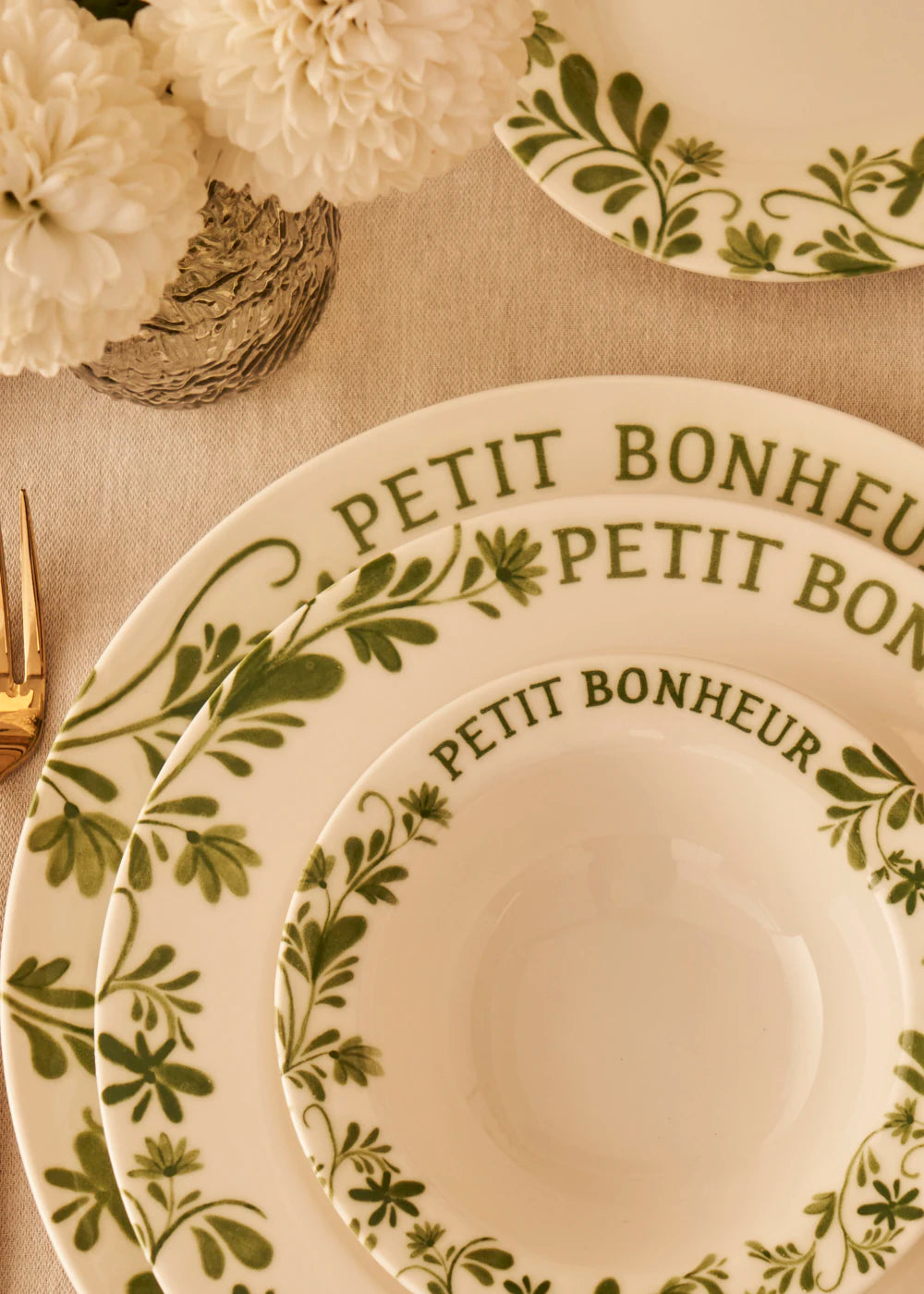 Petit Bonheur Porselen 44 Parça Yemek Ve Kahvaltı Takımı Yeşil - 7