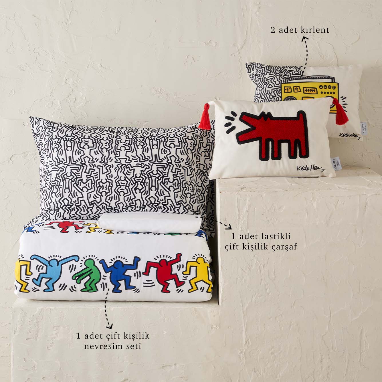 Keith Haring 5 Parça