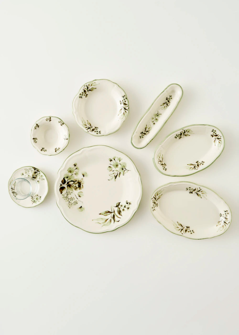 Julia Stoneware 50 Parça Sofra Seti Yeşil