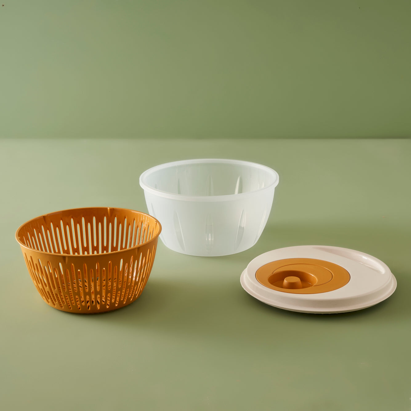 Adapt Salata Kurutucu Bej (25,6x25,6x14,2 cm) - HARDAL - 25,6X25,6X14,2 cm - 2