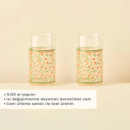 Blossom Meşrubat Bardağı 2'li (420 cc) - 2