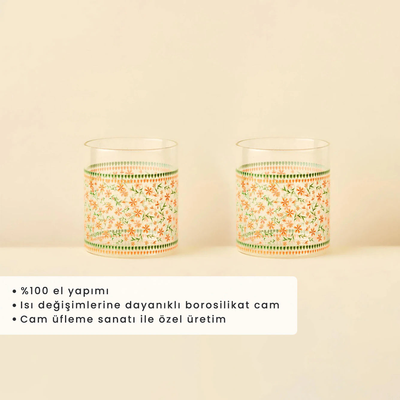 Blossom Bardak 2'li (370 cc) - 2