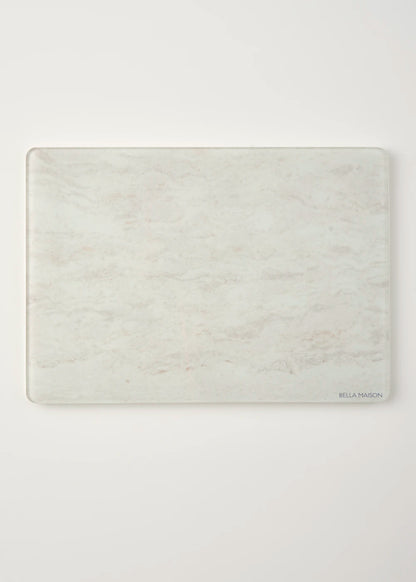 Marbella Cam Kesme Tahtası Ekru (35x25 cm)