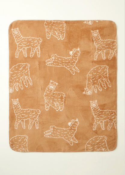 Alpaca Pamuklu Bebek Battaniyesi Bej (100x120 cm) - 3
