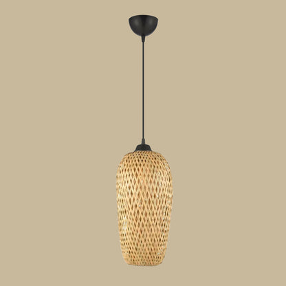 Muriel Rattan Sarkıt Avize Naturel (29x22 cm)