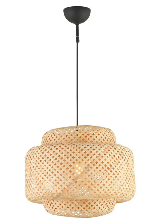 Eloise Rattan Sarkıt Avize Naturel (37x80 cm)