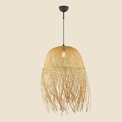 Muriel Rattan Sarkıt Avize Naturel (29x22 cm)