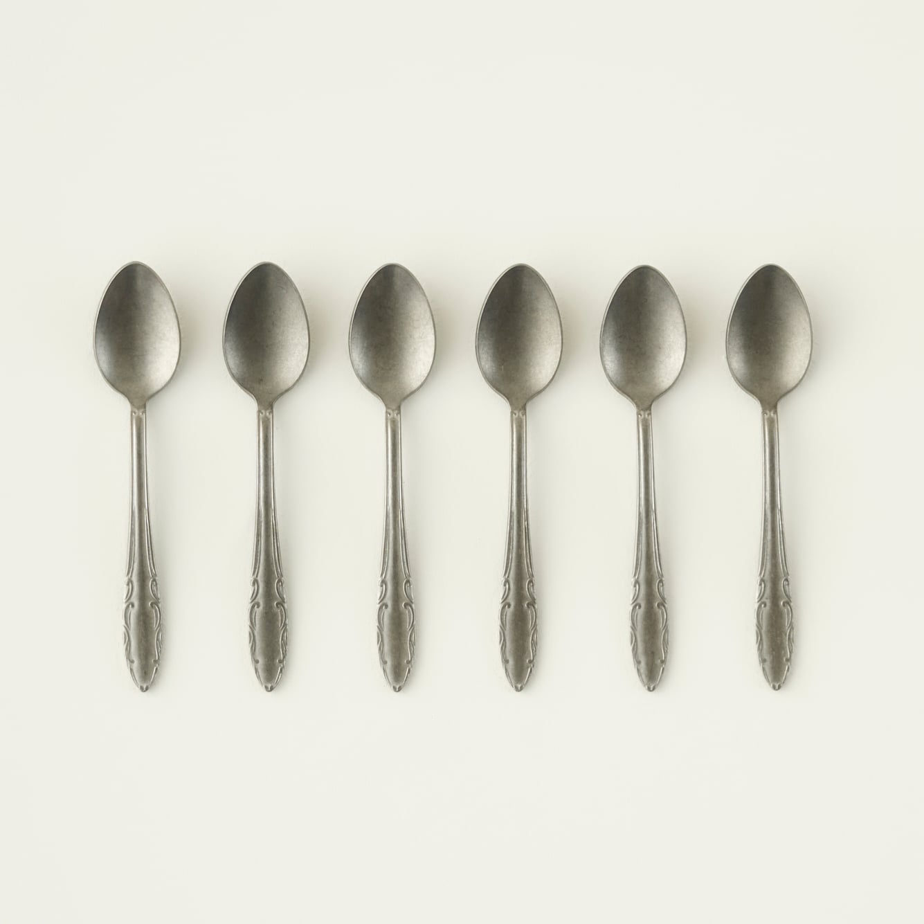 Vintage 42 Parça Çatal Kaşık Bıçak Seti Silver - 4