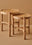 Bloom Zigon Sehpa Naturel (50x60-45x54 cm)