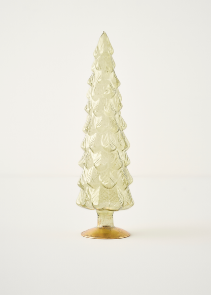 Pine Tree Yılbaşı Dekoratif Obje Kahverengi (10x10x35 cm)