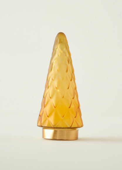 Pine Tree Dekoratif Ledli Aydınlatma Sarı (24 cm)
