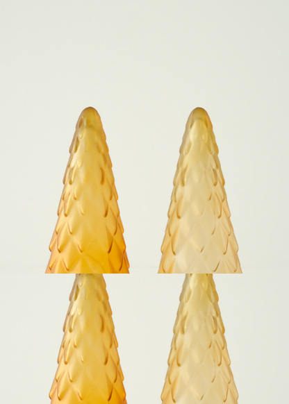 Pine Tree Yılbaşı Ledli Aydınlatma Gold (24 cm) - 10,5x10,5x2,4 cm - SARI - 4
