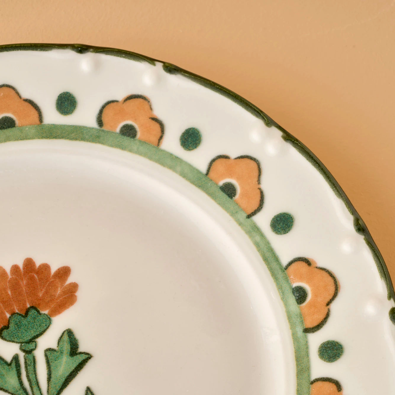 Tulip Porselen 4'lü Pasta Tabağı Seti (19 cm) - 2