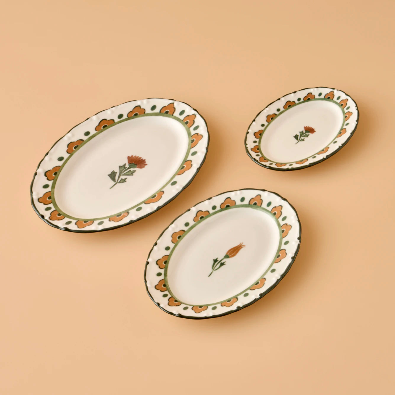Tulip Porselen Sunum Tabağı (20 cm) - 30 cm - ÇOK RENKLİ - 2