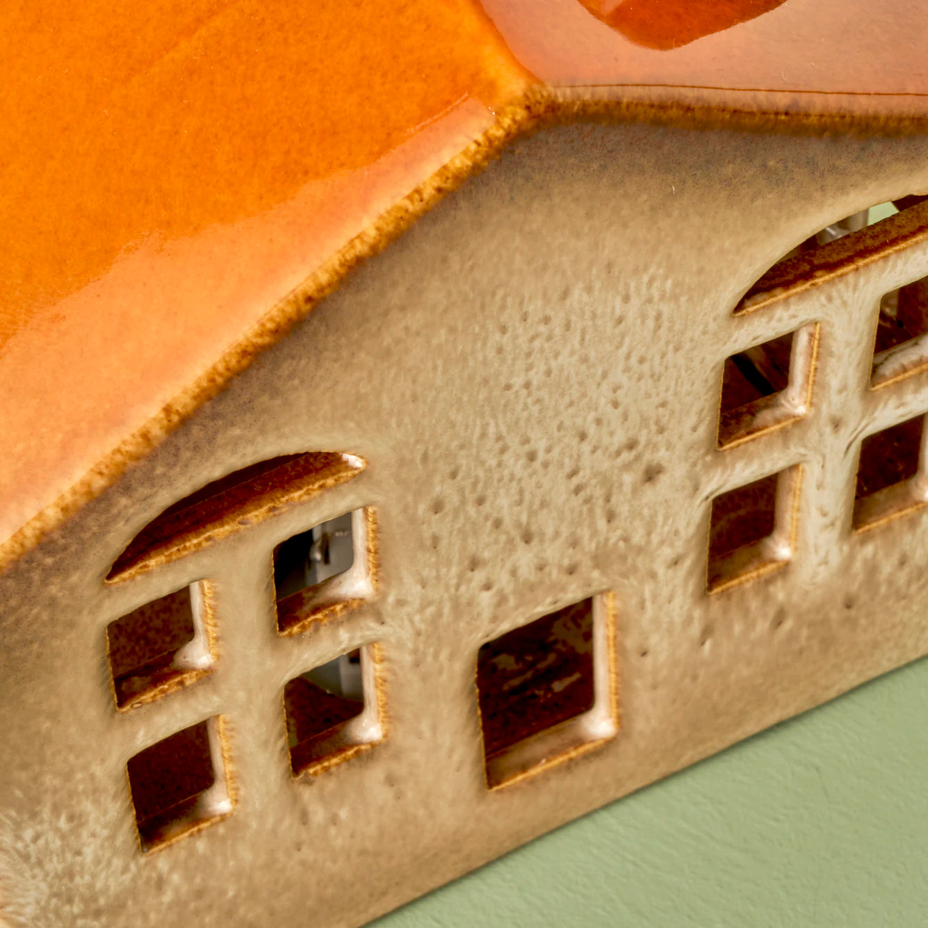 Home Stone Yılbaşı Ledli Aydınlatma Turuncu (8x7 cm) - 4