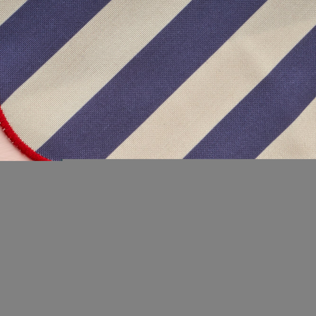 Line Pamuklu Amerikan Servis Kırmızı (35x45 cm) - MAVİ - 35x45 cm - 4