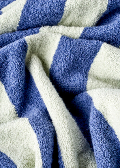 %100 Pamuk Line El Havlusu Mavi (30x50 cm)