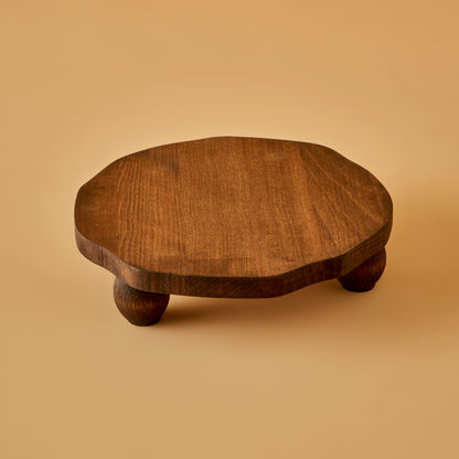 Geo Ahşap Ayaklı Sunum Standı Naturel (24,5x5,5 cm)