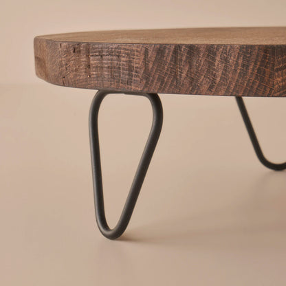 Geo Ahşap Ayaklı Sunum Standı Naturel (24,5x5,5 cm) - 24,5x6,3 cm - NATUREL 1 - 2