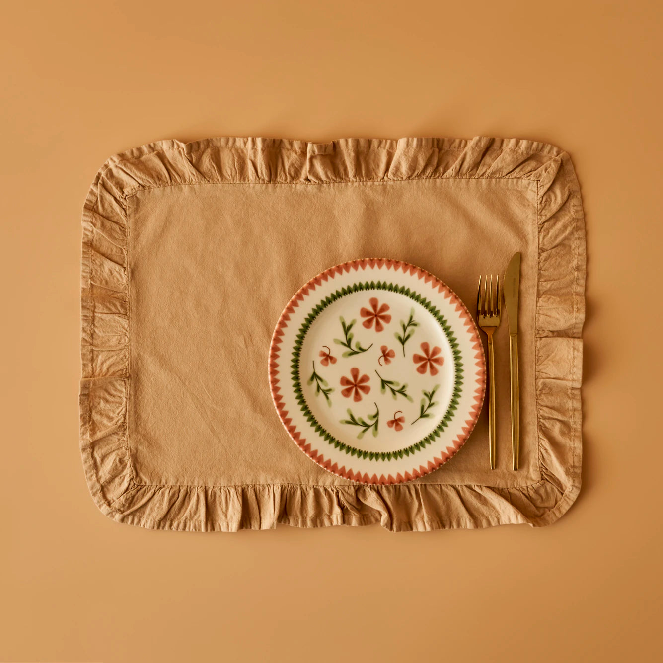 %100 Pamuk Elegance Amerikan Servis Bej (35x45 cm)