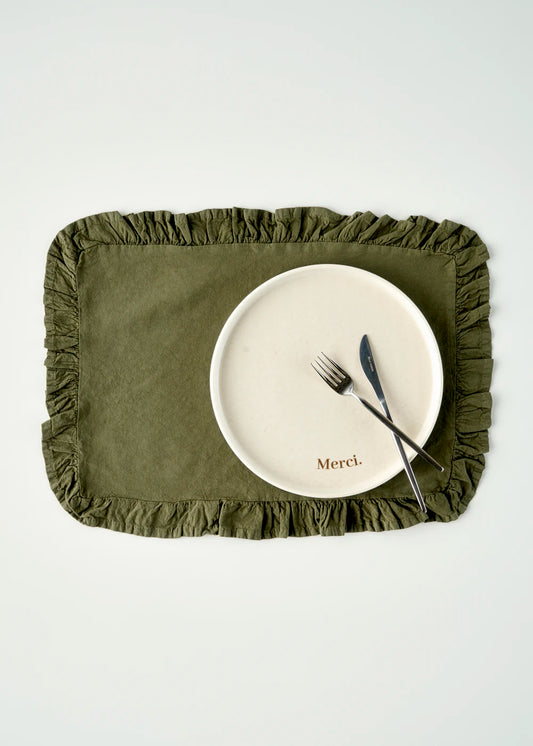 %100 Pamuk Elegance Amerikan Servis Haki (35x45 cm)