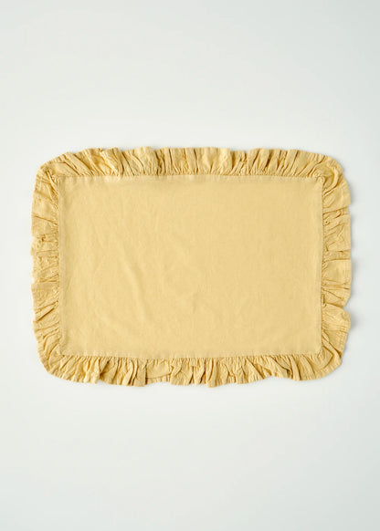%100 Pamuk Elegance Amerikan Servis Sarı (35x45 cm)