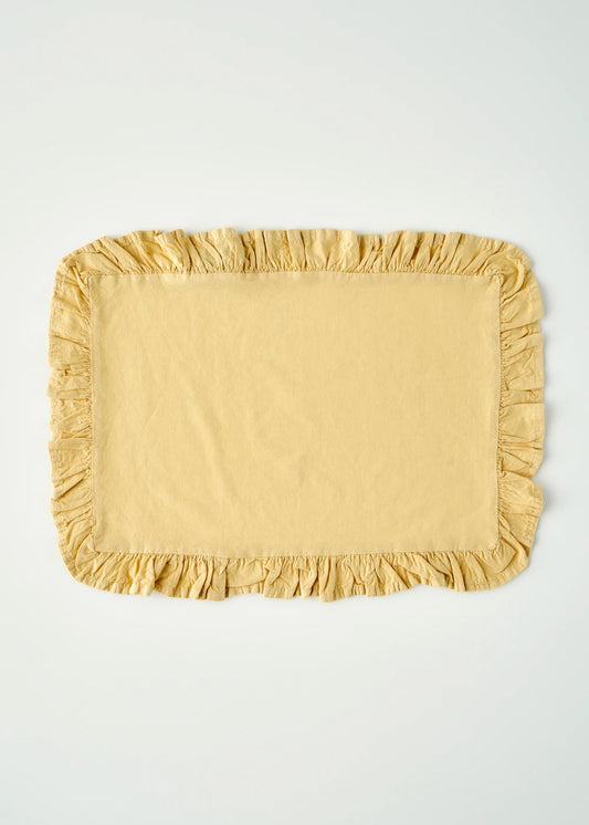 %100 Pamuk Elegance Amerikan Servis Sarı (35x45 cm)