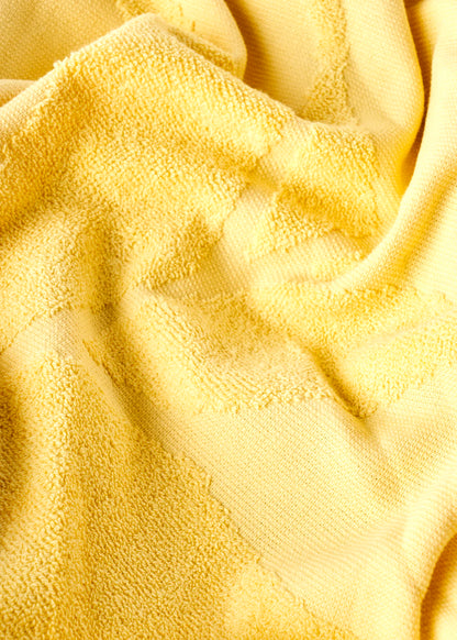 %100 Pamuk Lemoncello Plaj Havlusu Sarı (90x150 cm)