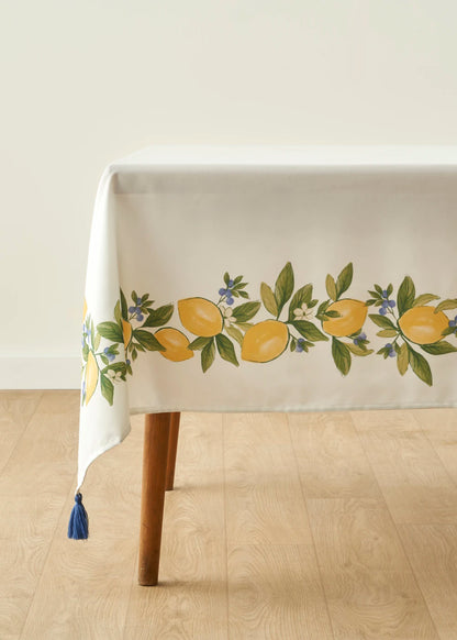 Lemoncello Pamuklu Masa Örtüsü Sarı (150x250 cm)