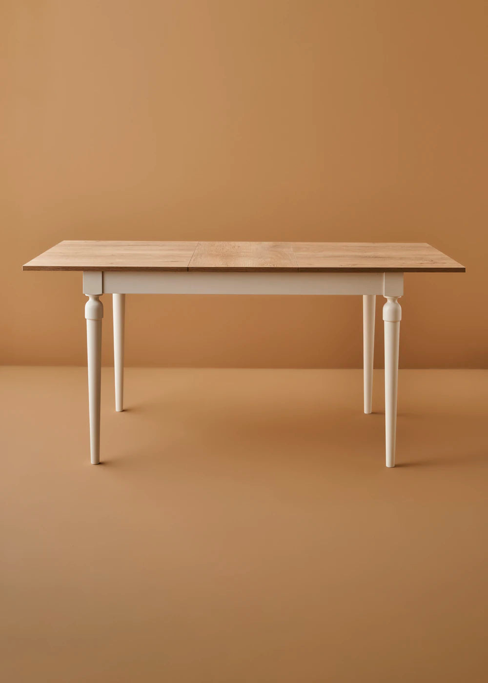 Oak Yemek Masası Naturel-Beyaz (80x120 cm) - 120x77x83 cm - NATUREL-BEYAZ - 2