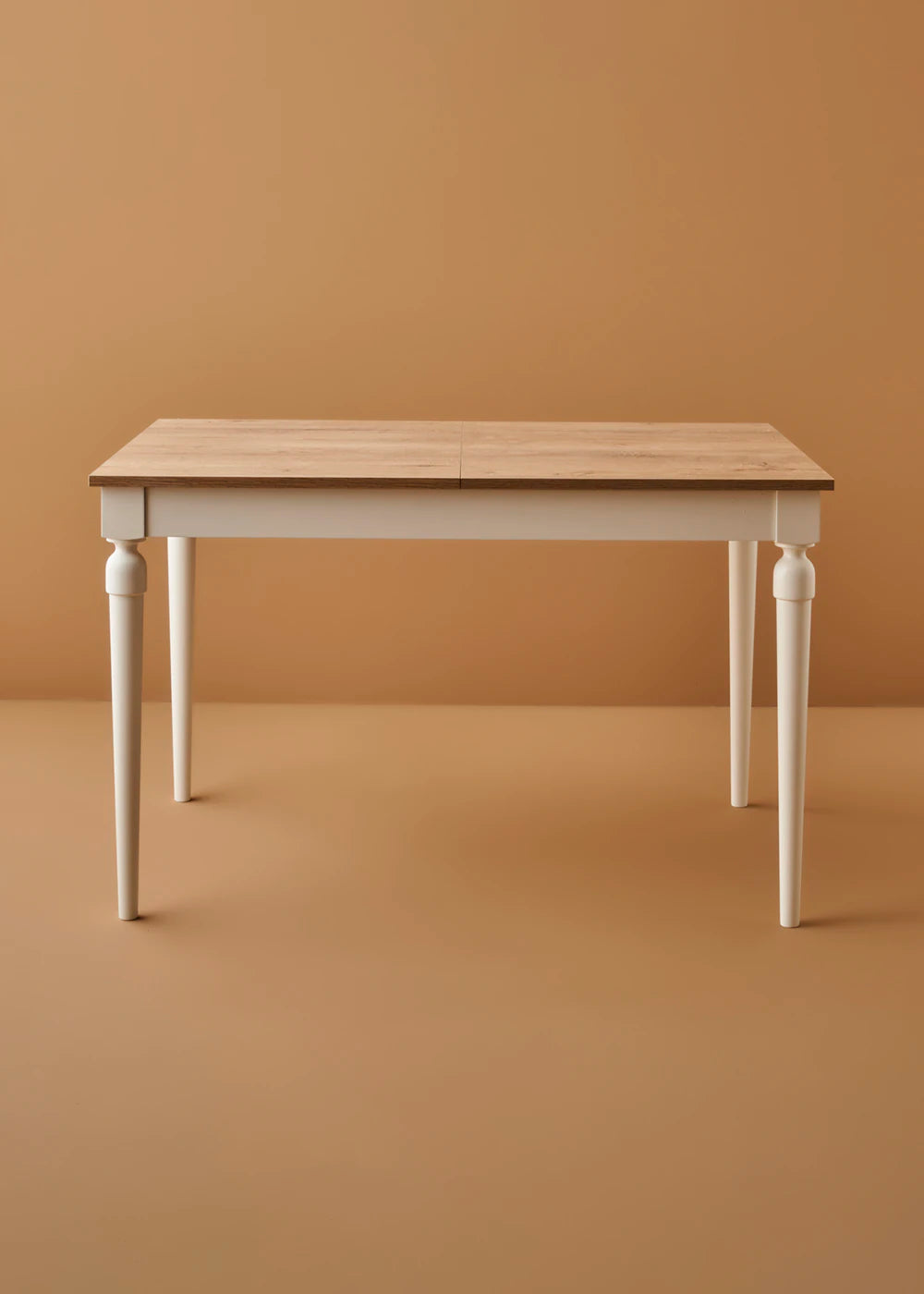 Oak Yemek Masası Naturel-Beyaz (80x120 cm) - 120x77x83 cm - NATUREL-BEYAZ - 3