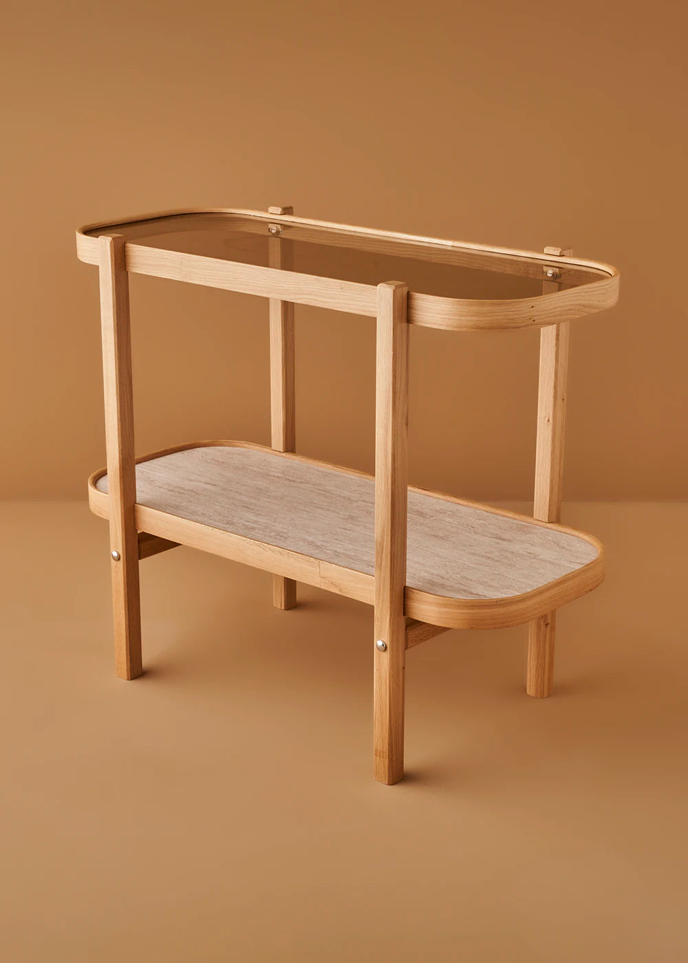 Retro Dresuar Meşe (42x85x103 cm) - MEŞE-BEYAZ - 42x85x103 cm - 2