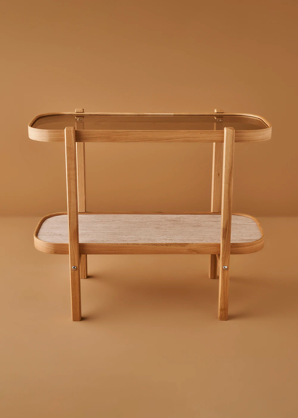 Retro Dresuar Meşe (42x85x103 cm) - MEŞE-BEYAZ - 42x85x103 cm - 3