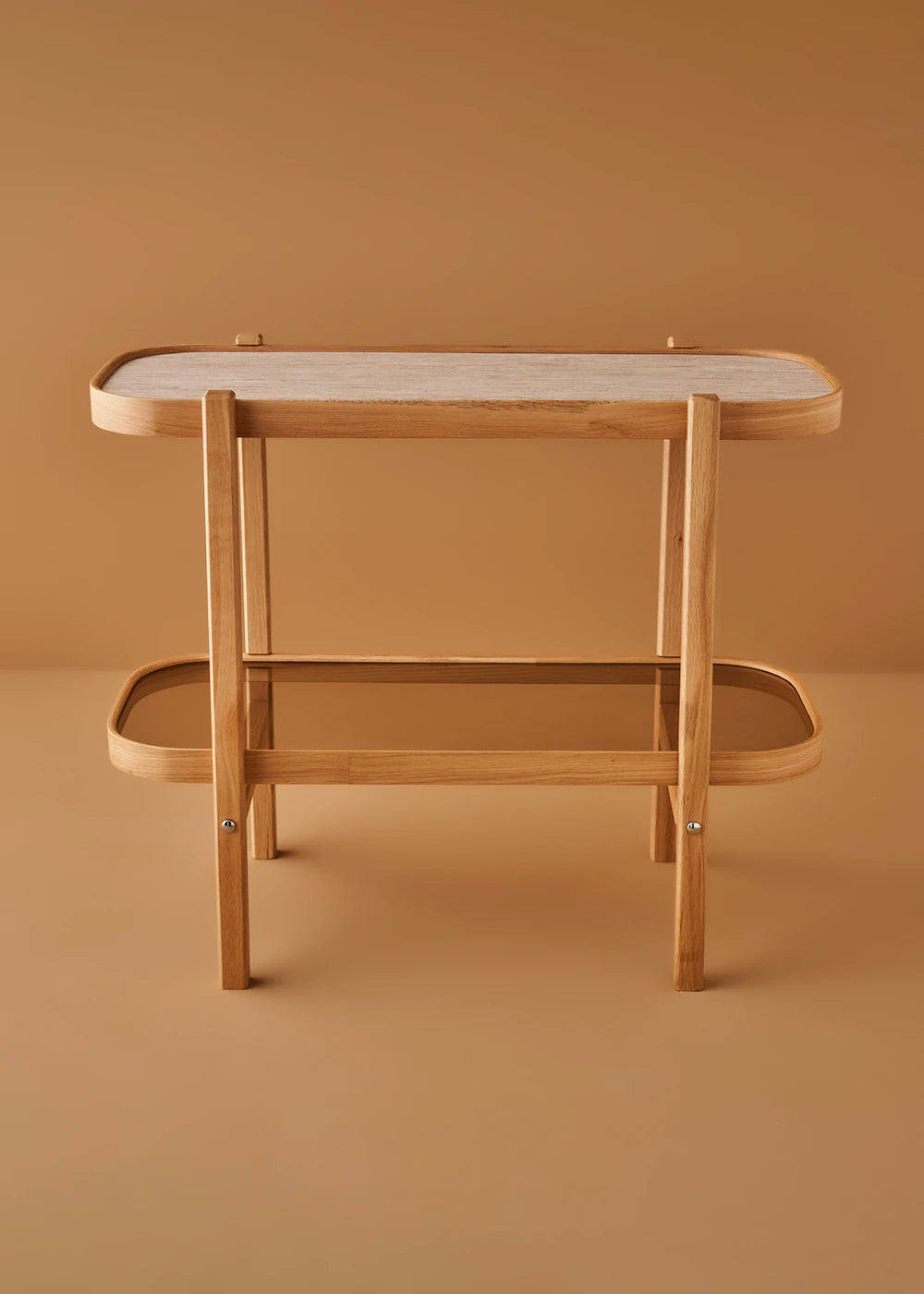 Retro Dresuar Meşe (42x85x103 cm) - MEŞE-BEYAZ - 42x85x103 cm - 4