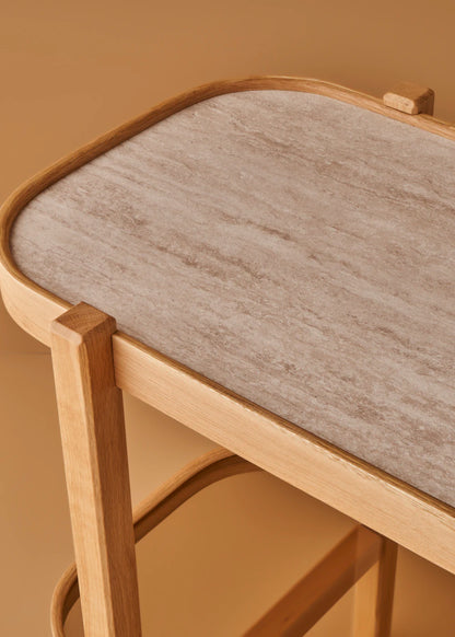 Retro Dresuar Meşe (42x85x103 cm) - MEŞE-BEYAZ - 42x85x103 cm - 5