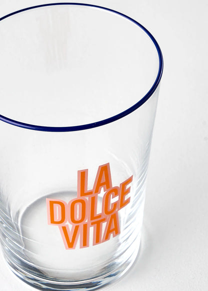 Line La Dolce Vita Meşrubat Bardağı Kırmızı (510 cc)