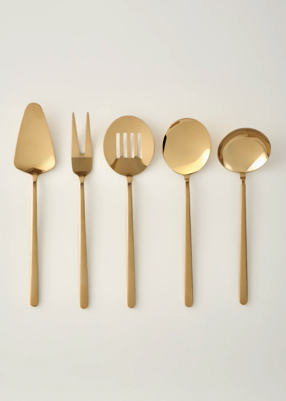 Siena 5 Parça Servis Seti Gold
