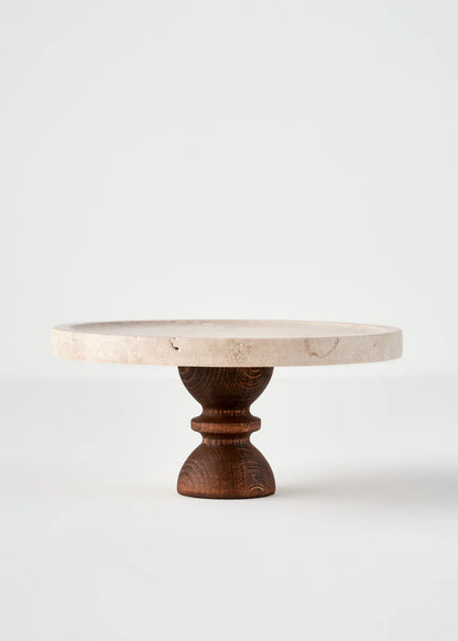 Ephesus Traverten Kek Standı Naturel (25 cm)
