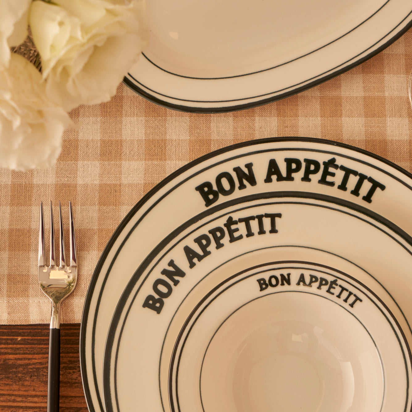 Bon Appetit-Bubble 104 Parça Sofra Seti Siyah - 3