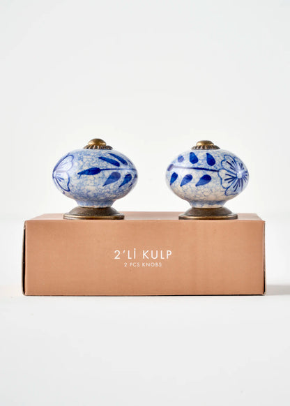 Cora Kulp 4'lü Mavi (6,5x4x4 cm) - 3