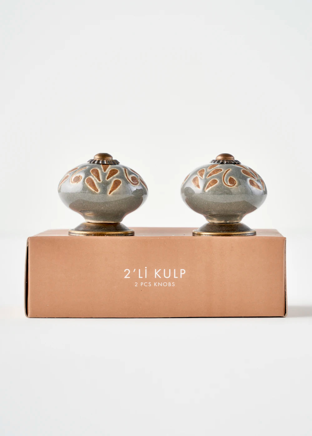 Mae Kulp 4'lü Gri (6,5x4x4 cm) - 3